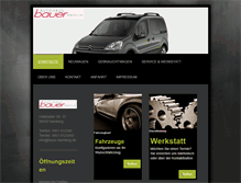 Tablet Screenshot of bauer-bamberg.de